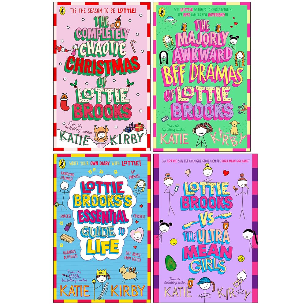 Lottie Brooks Series 4 Books Collection Set By Katie Kirby (The Completely Chaotic Christmas)