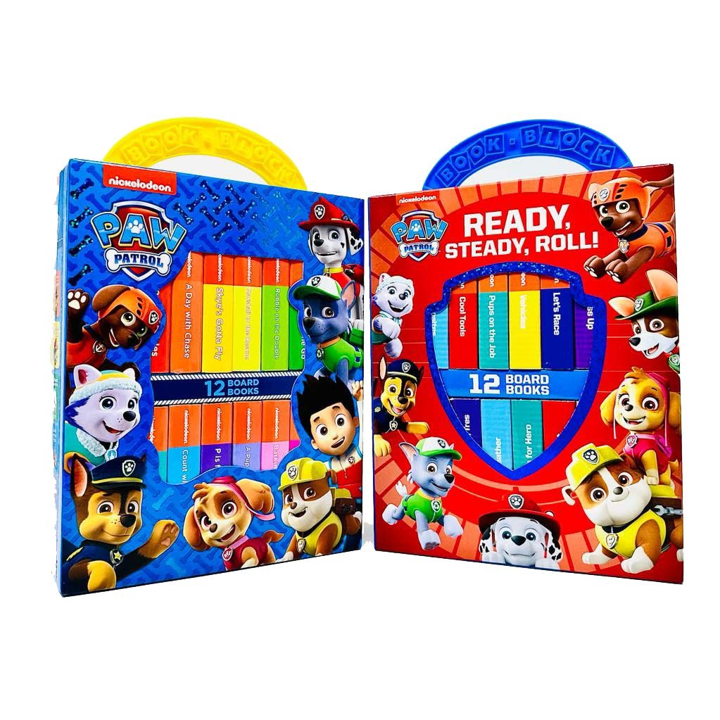 Nickelodeon Paw Patrol Chase, Skye, Marshall, and More! My First Library Board Book Block 24 Books Collection Set