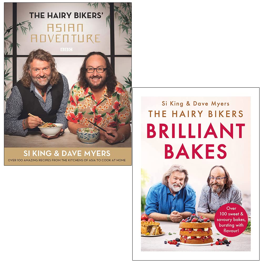 The Hairy Bikers Collection 2 Books Set (Asian Adventure and Brilliant Bakes)