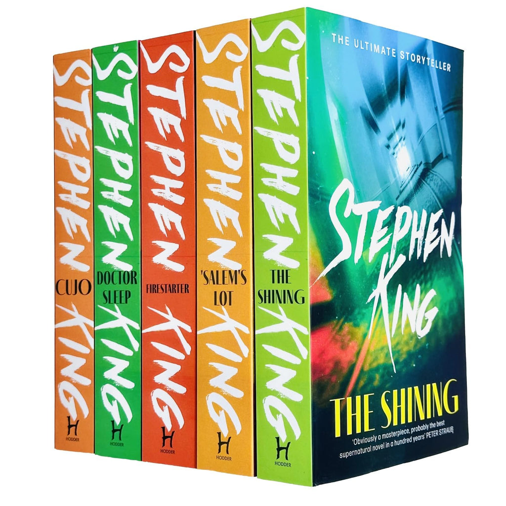 Stephen King Collection 5 Books Set (The Shining, Salem's Lot, Firestarter, Doctor Sleep and Cujo)