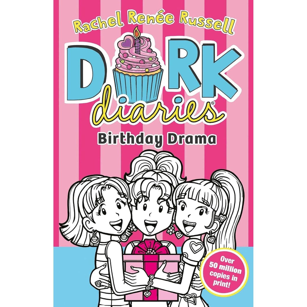 Dork Diaries Collection 4 Books Set (Volume 13-16) By Rachel Renee Russell (Sister Showdown, Birthday Drama!, Spectacular Superstar and I Love Paris!)
