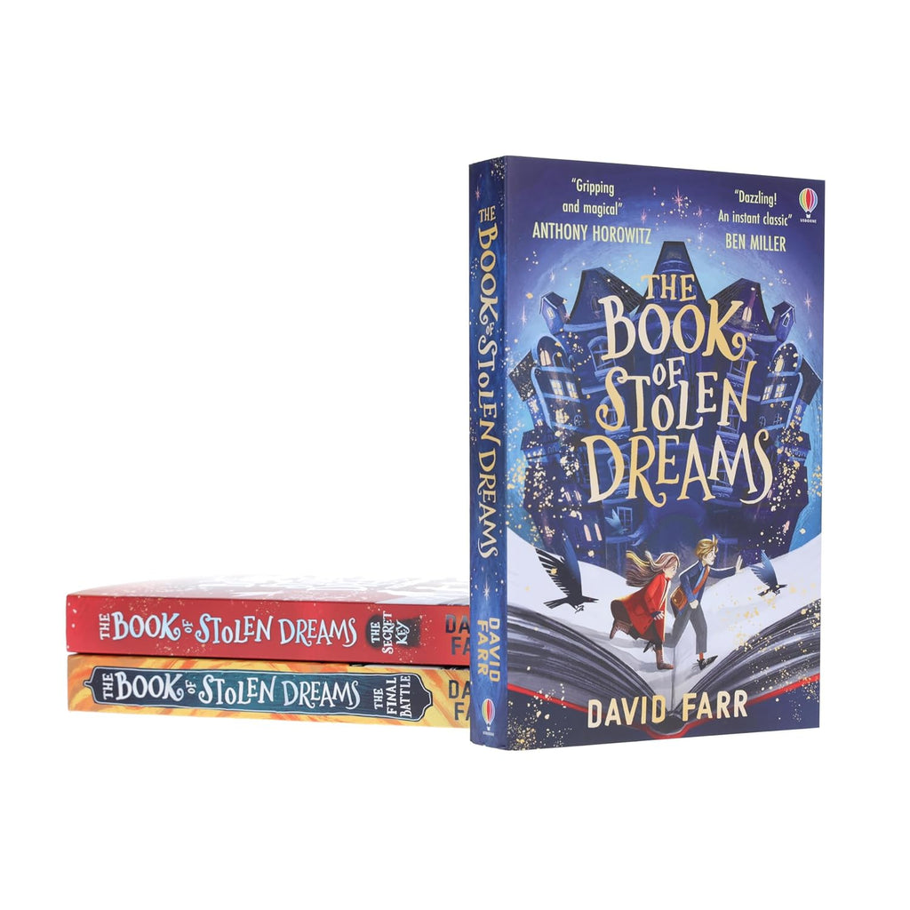 The Stolen Dreams Adventures 3 Books Collection Set by David Farr (The Book of Stolen Dreams, The Secret Key & The Final Battle)