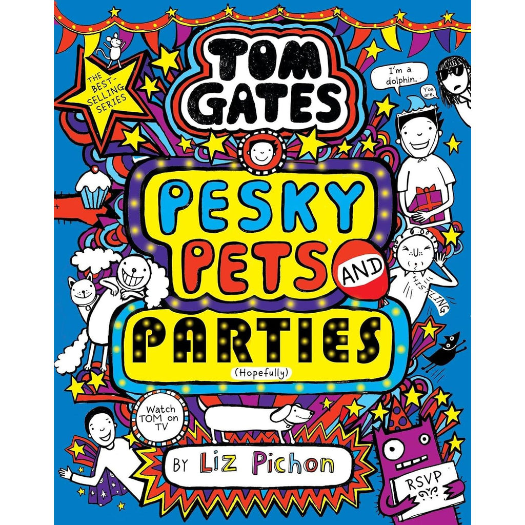 Tom Gates Series 20-23 Collection 4 Books Set By Liz Pichon (Five Star Stories, Ha! Ha! Hilarious, Book of Everything & Happy to Help (eventually), Pesky Pets and Parties)