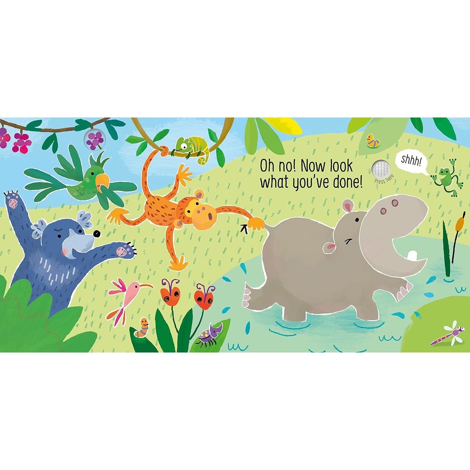 Don't Tickle the Hippo! (DON'T TICKLE Touchy Feely Sound Books)