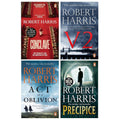 Robert Harris 4 Books Collection Set (Conclave, V2, Act of Oblivion and Precipice)