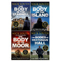 DCI Craig Gillard Crime Thrillers 4 Books Set by Nick Louth (The Body on the Moor, The Bodies at Westgrave Hall, The Body on the Island, The Body in the Stairwell)
