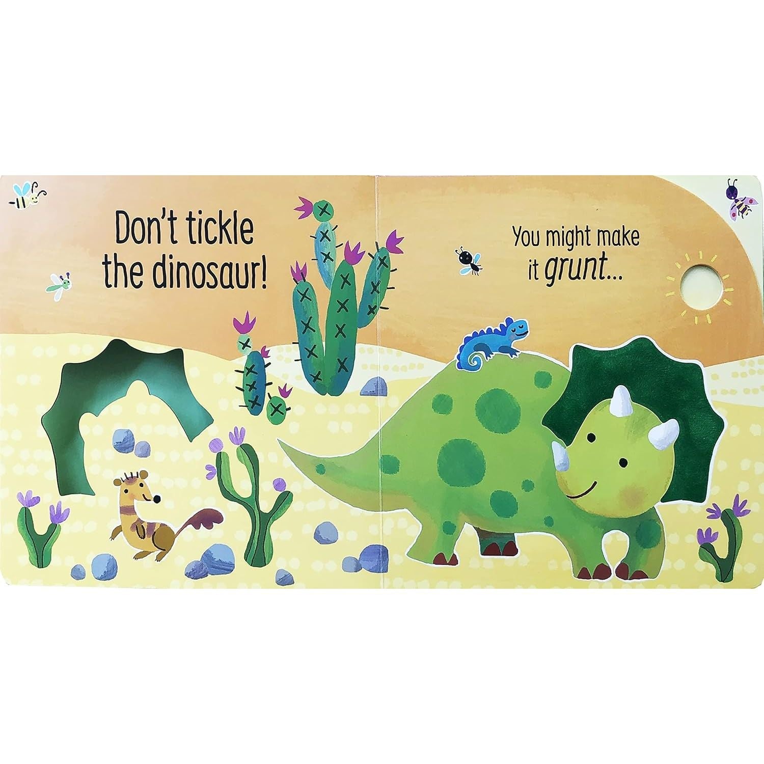Don't Tickle the Dinosaur! (DON'T TICKLE Touchy Feely Sound Books)