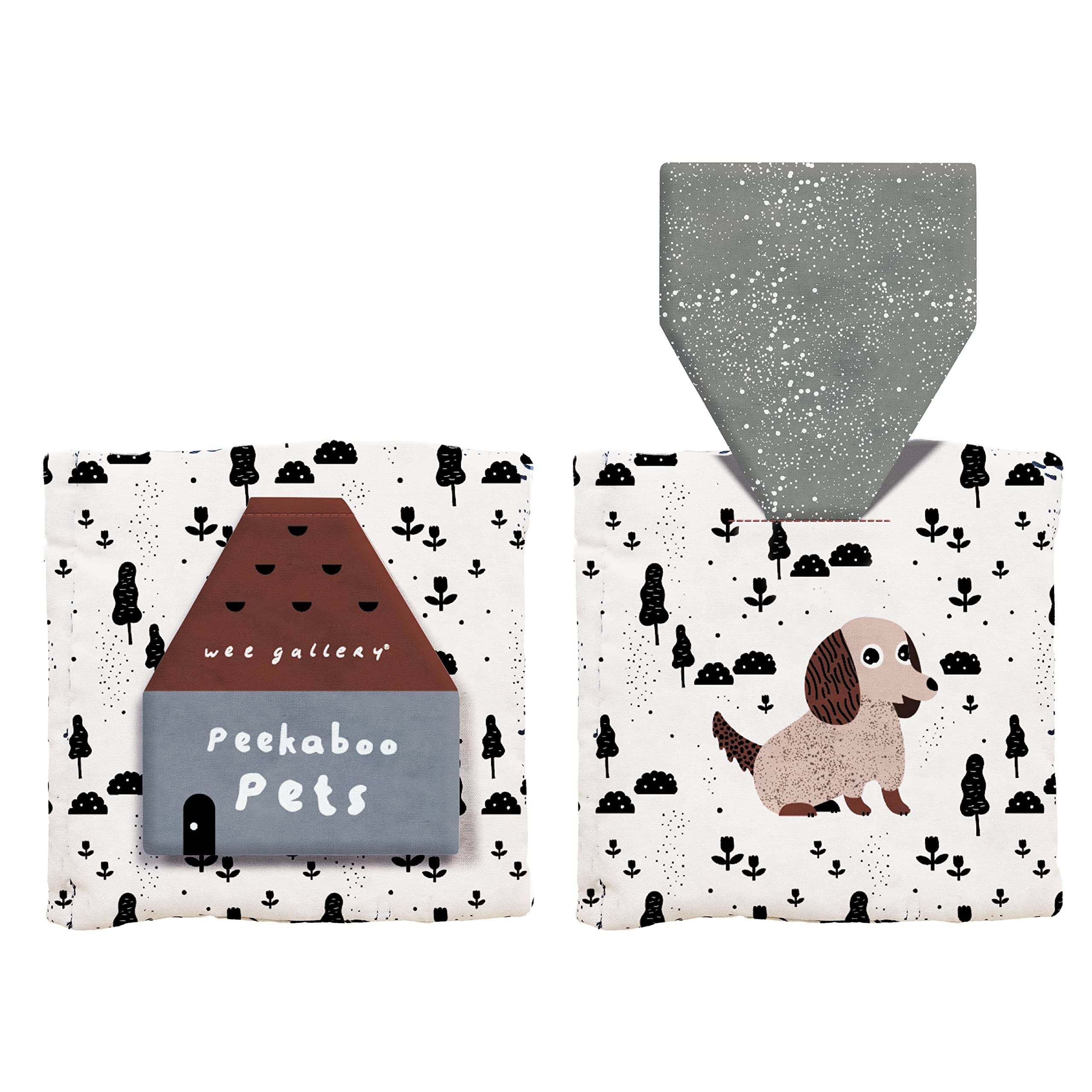 Peekaboo Pets (4) (Wee Gallery Peekaboo Cloth Books)