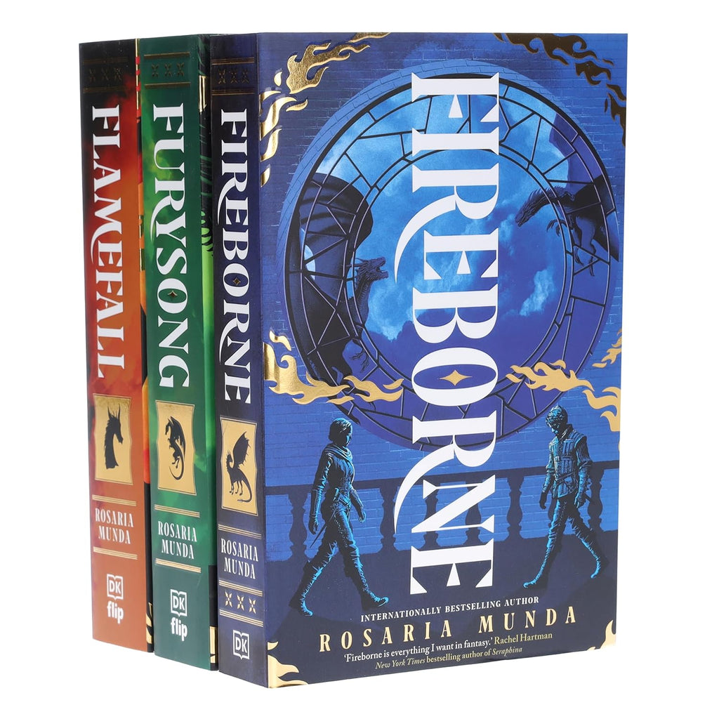 The Aurelian Cycle Trilogy 3 Books Collection Set by Rosaria Munda (Fireborne, Flamefall and Furysong)