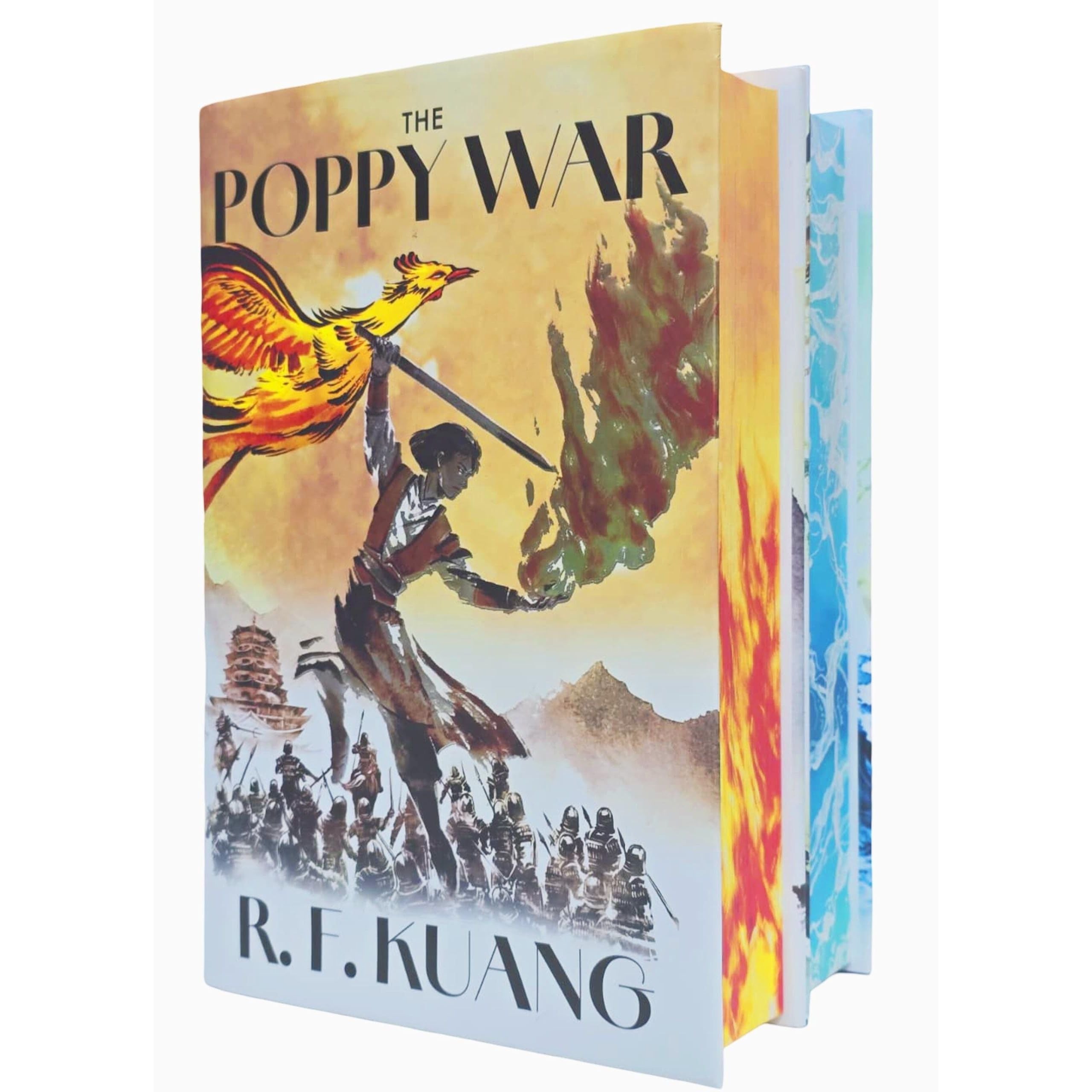 The Poppy War Series by R.F. Kuang 2 Books Collector's Edition Set (The Poppy War (Book 1) and The Dragon Republic (Book 2) (Sprayed Edges))