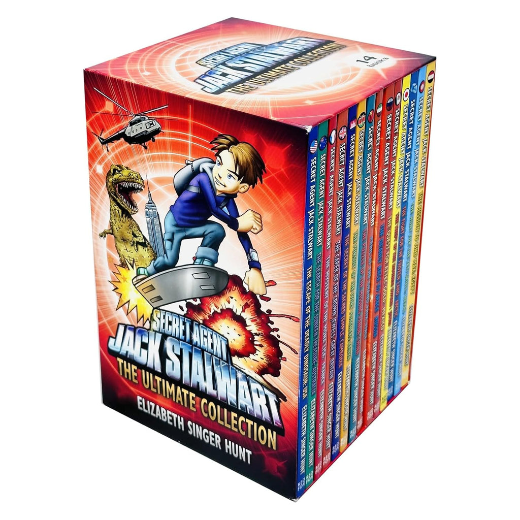 Secret Agent Jack Stalwart The Ultimate Collection 14 Books Box Set By Elizabeth Singer Hunt (USA, Australia, France, Great Britain)