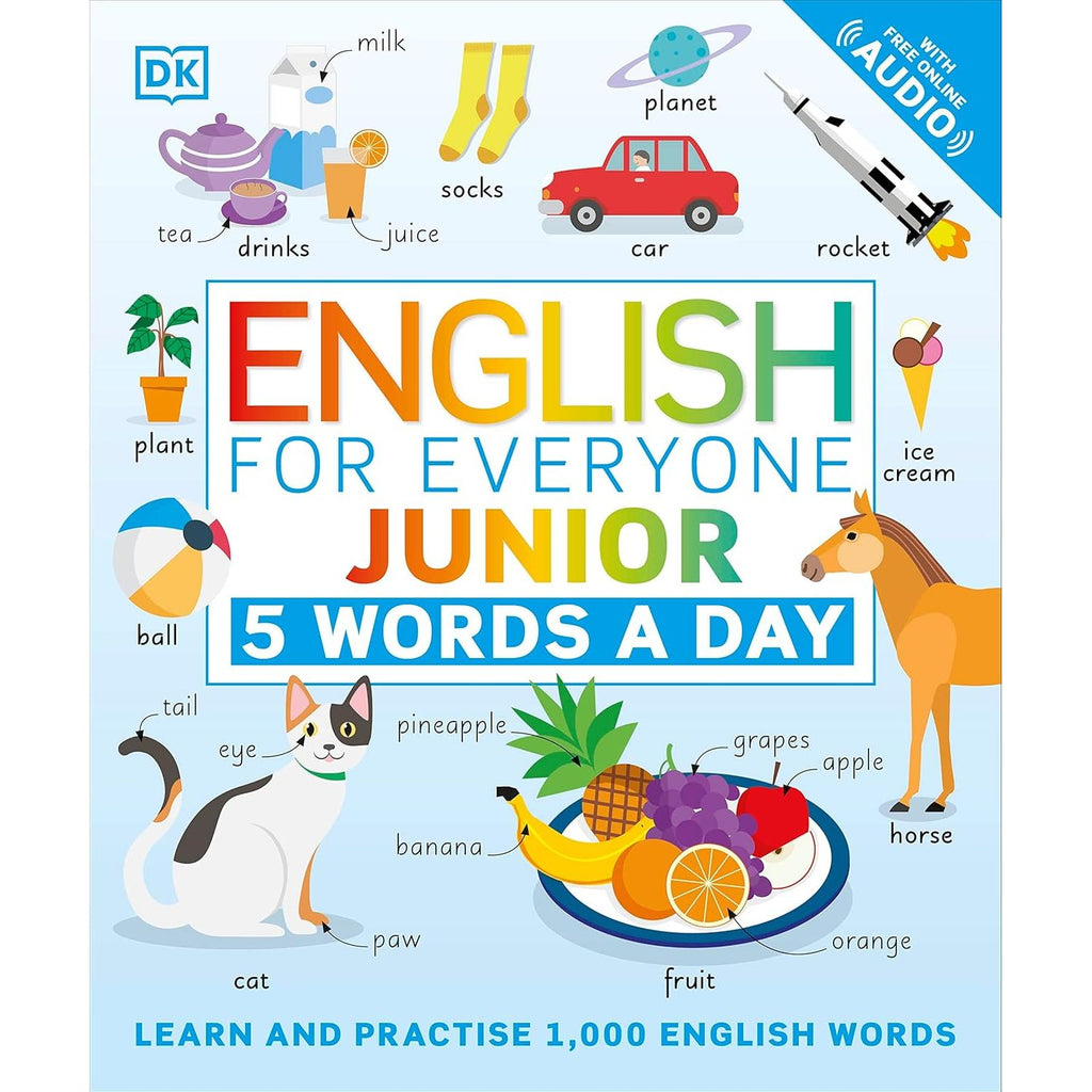 5 Words a Day series 5 Books Collection Set By DK (French for Everyone Junior, Italian for Everyone Junior)