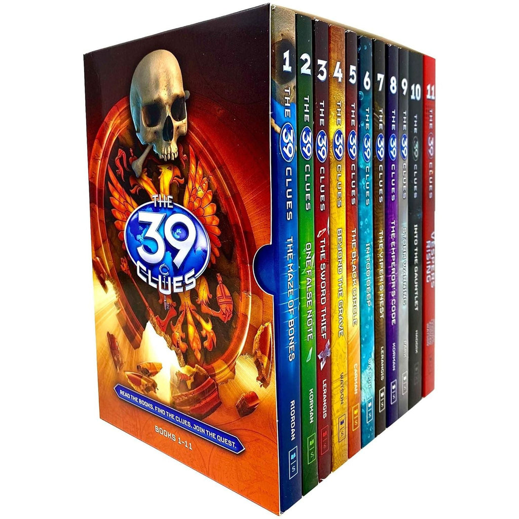 The 39 Clues Series Complete Collection Books 1 - 11 Box Set by  Rick Riordan