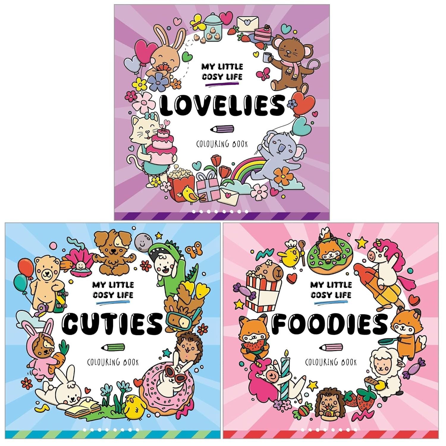 My Little Cosy Life 3 Books Collection Set(Cuties,Foodies &  Lovelies)