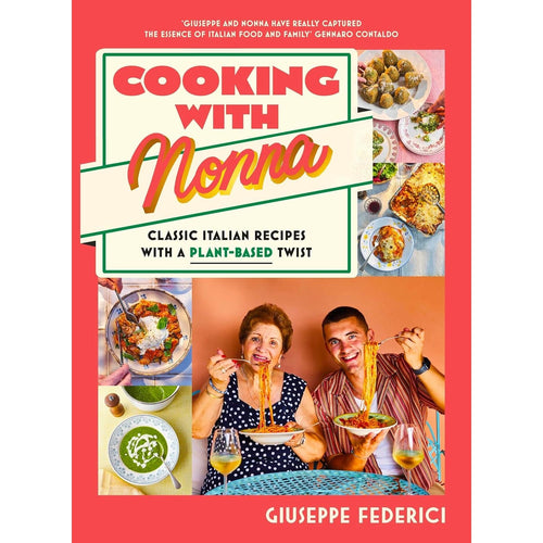 Cooking with Nonna(HB), Linda McCartney's Family Kitchen(HB), The Vegan Longevity Diet 3 Books Collection Set