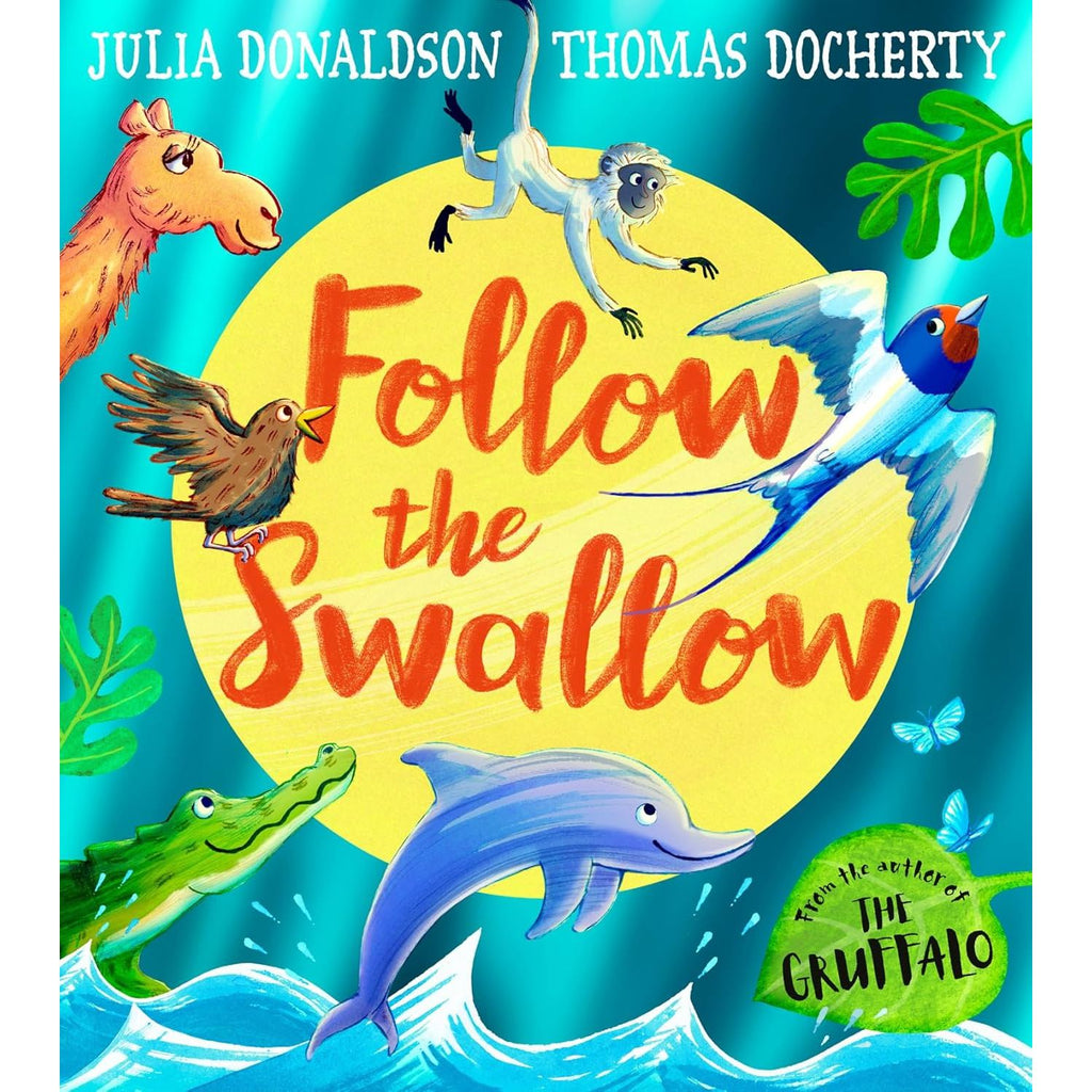 Julia Donaldson Collection 4 Books Set (Spinderella, Paper Chase, Night Monkey and Follow the Swallow)