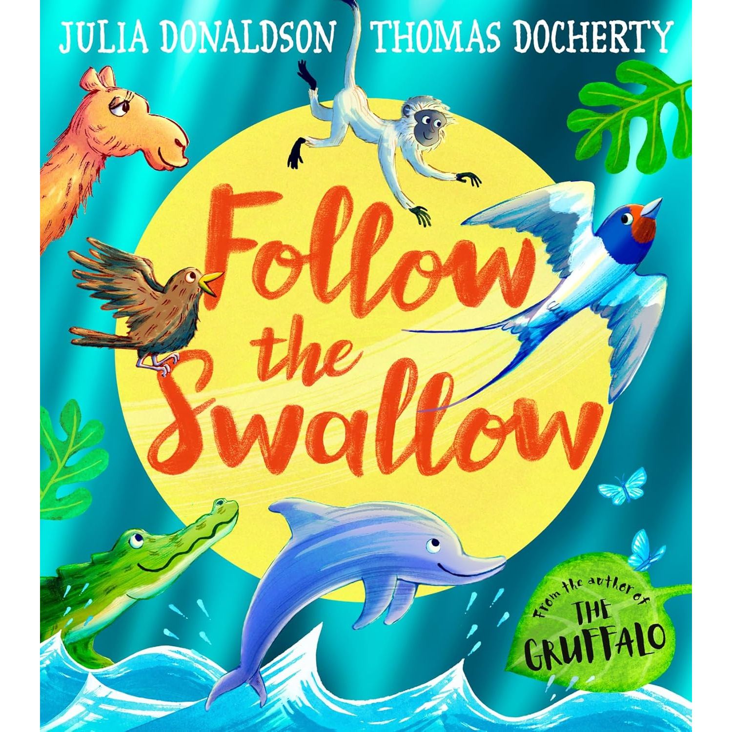 Julia Donaldson Collection 4 Books Set (Spinderella, Paper Chase, Night Monkey and Follow the Swallow)