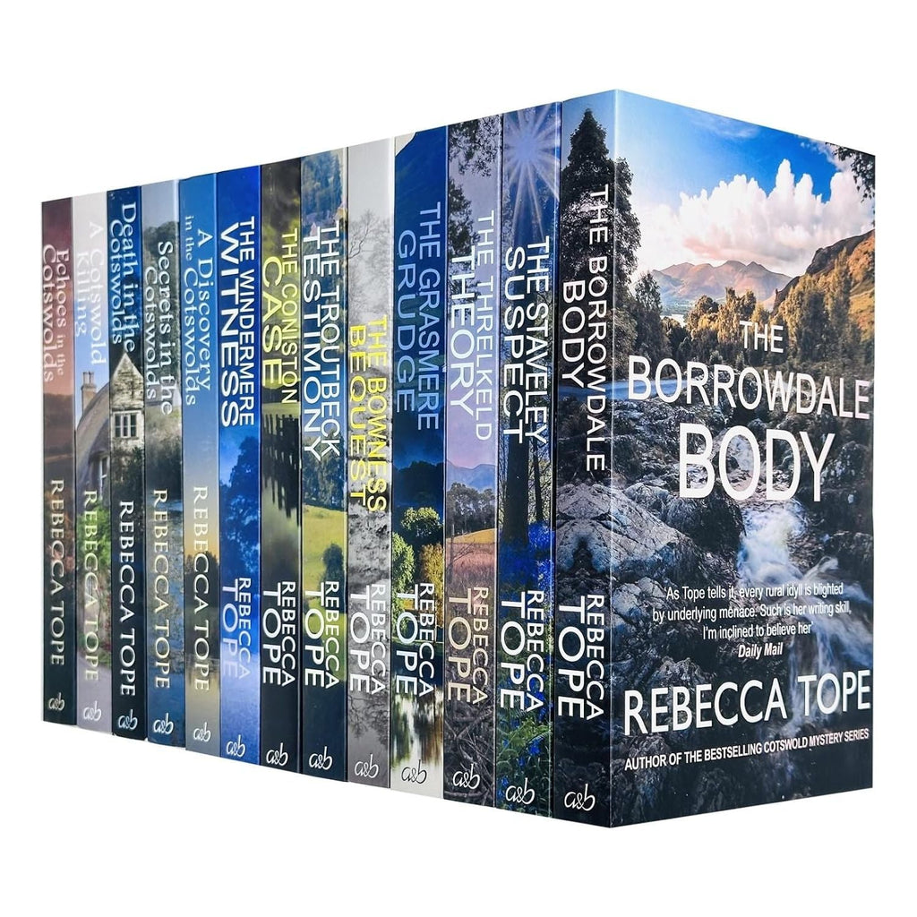 Rebecca Tope Cotswold & Lake District Mysteries 13 Books Collection Set Staveley Suspect,Threlkeld Theory