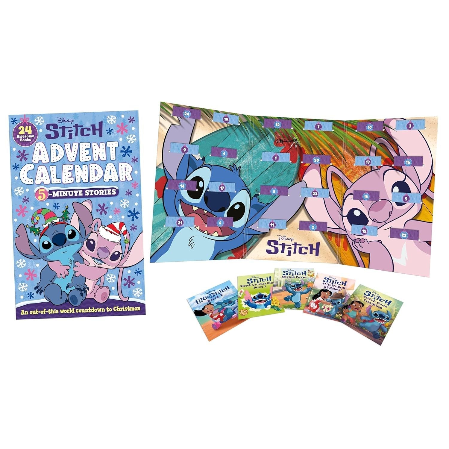 Disney Stitch: Advent Calendar 5-Minute Stories by Walt Disney