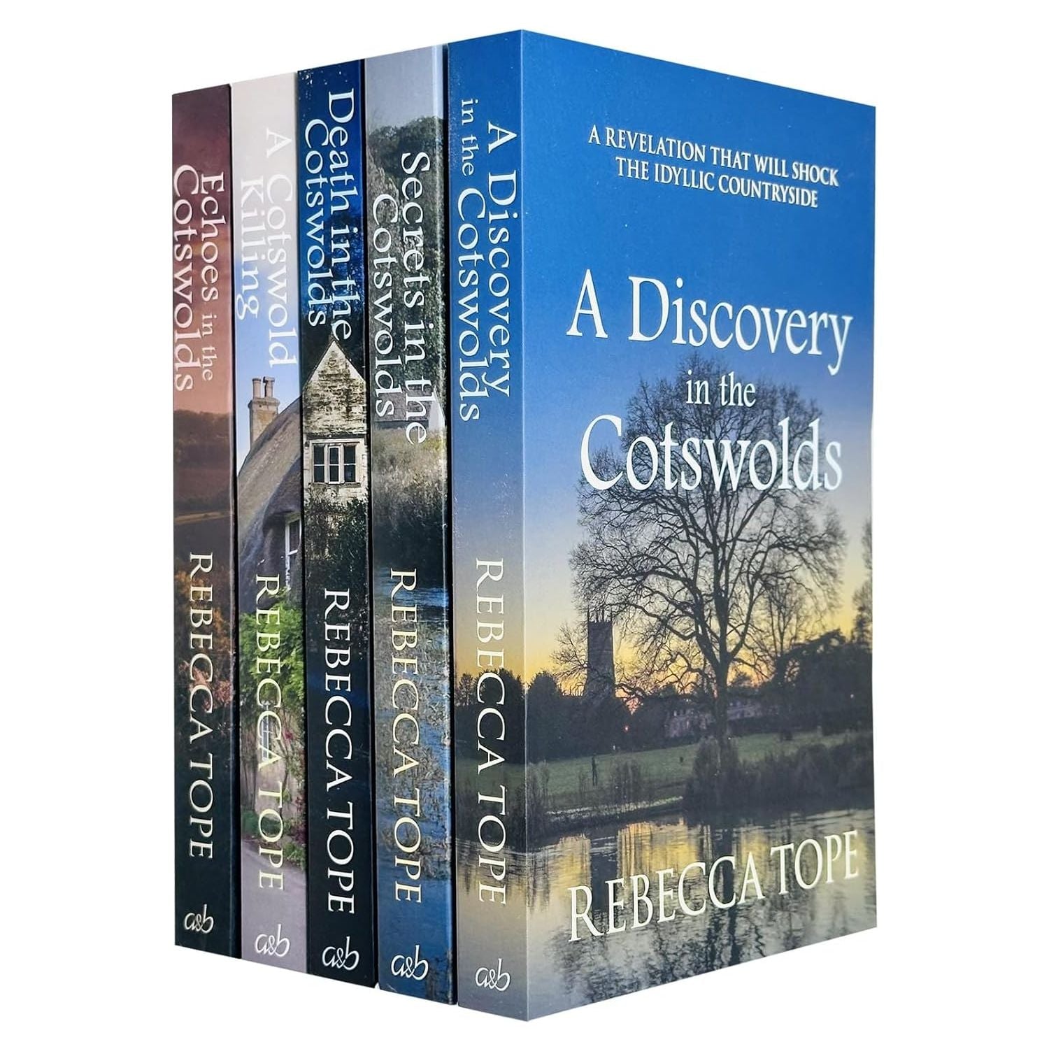 Rebecca Tope Cotswold Mysteries 5 Books Collection Set A Discovery in the Cotswolds, Secrets in the Cotswolds