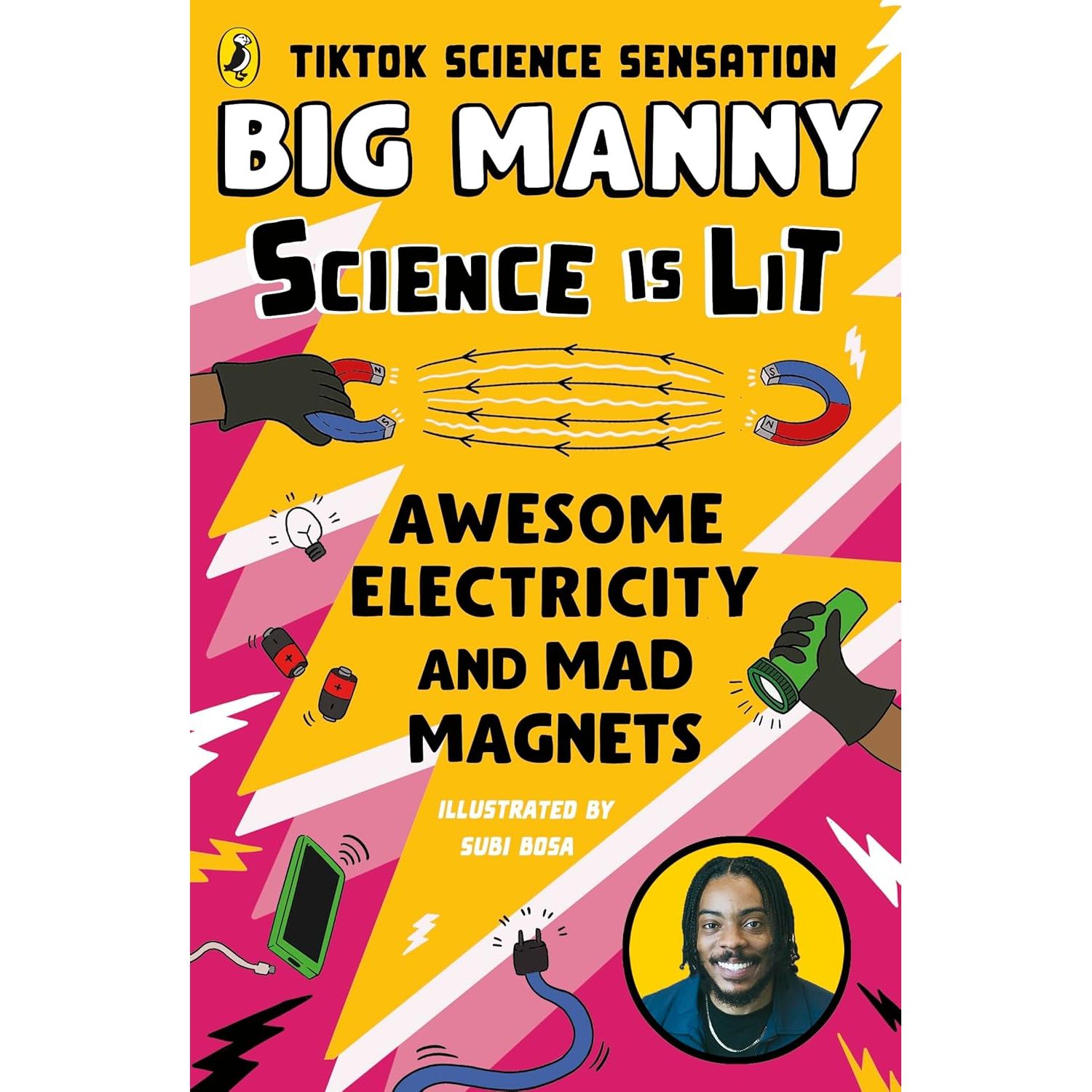 Big Manny 2 Books Collection Set (Awesome Electricity and Mad Magnets, Science is Lit)