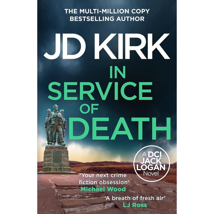 DCI Logan Crime Thrillers (13-20) Collection 8 Books Set by JD Kirk (In Service of Death, Where the Pieces Lie)
