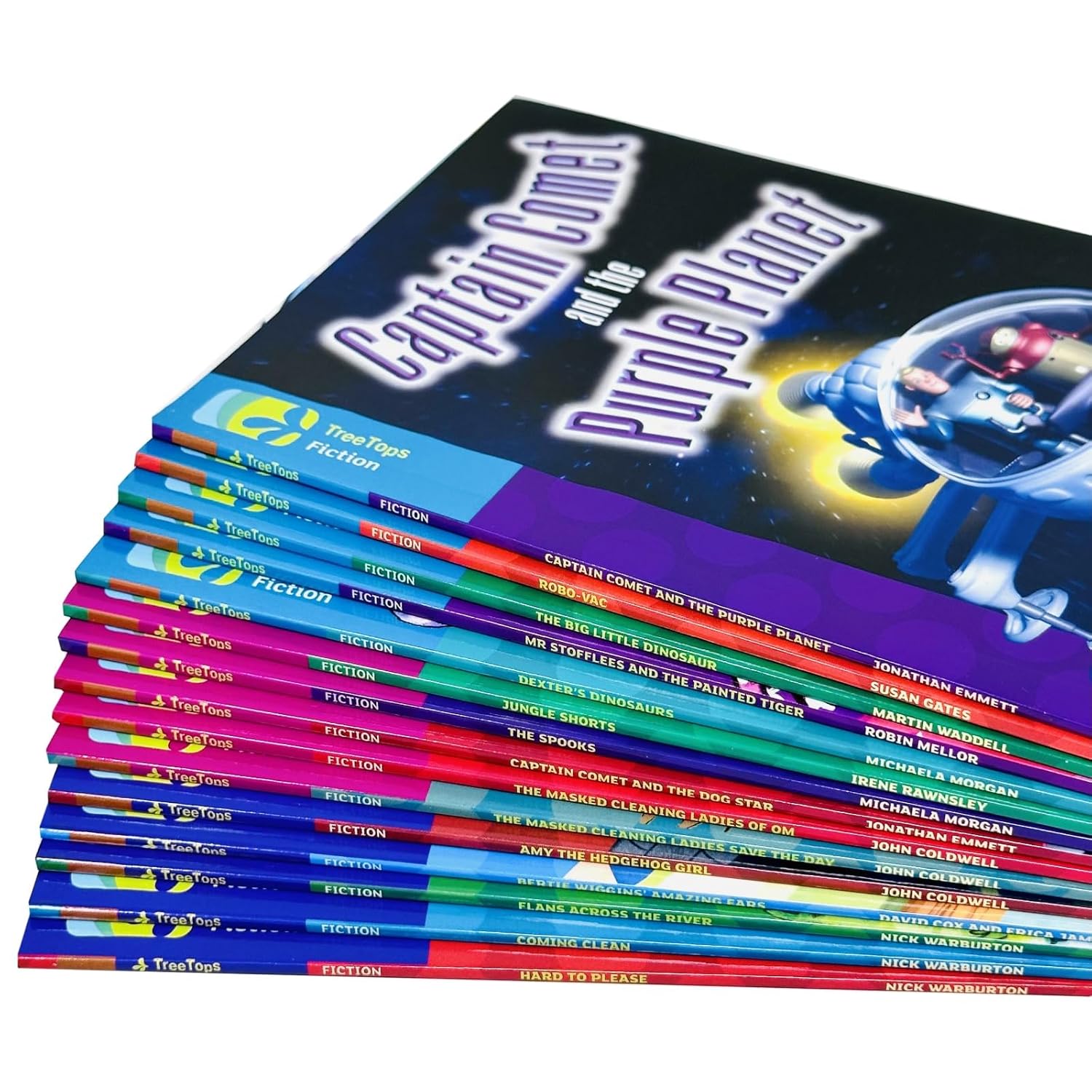Oxford Reading Tree TreeTops Fiction Collection 15 Books Set (Captain Comet and the Purple Planet)