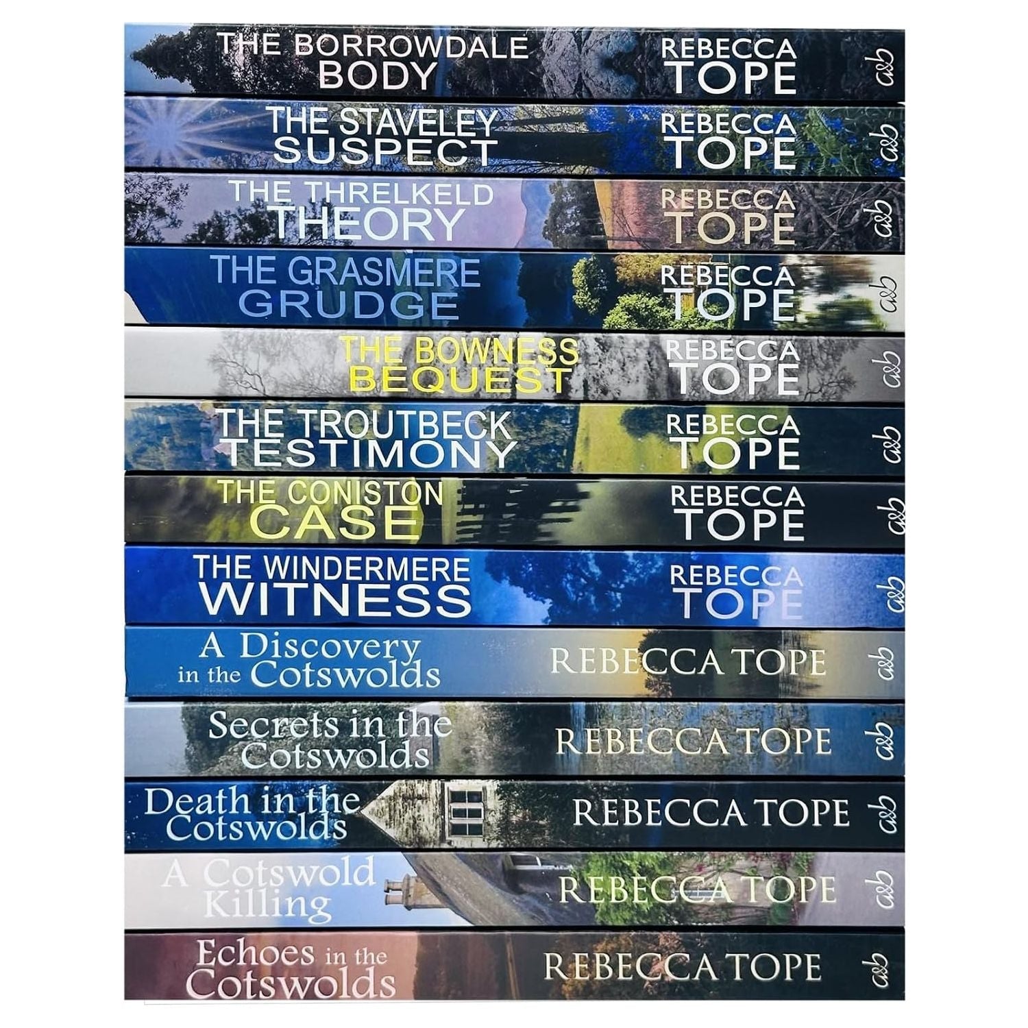 Rebecca Tope Cotswold & Lake District Mysteries 13 Books Collection Set Staveley Suspect,Threlkeld Theory