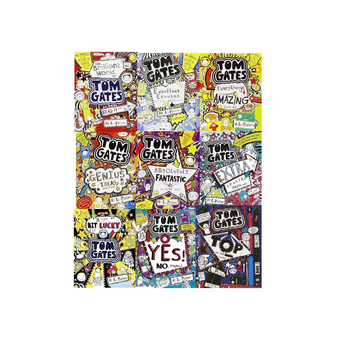 Tom Gates 9 Book Set Special S