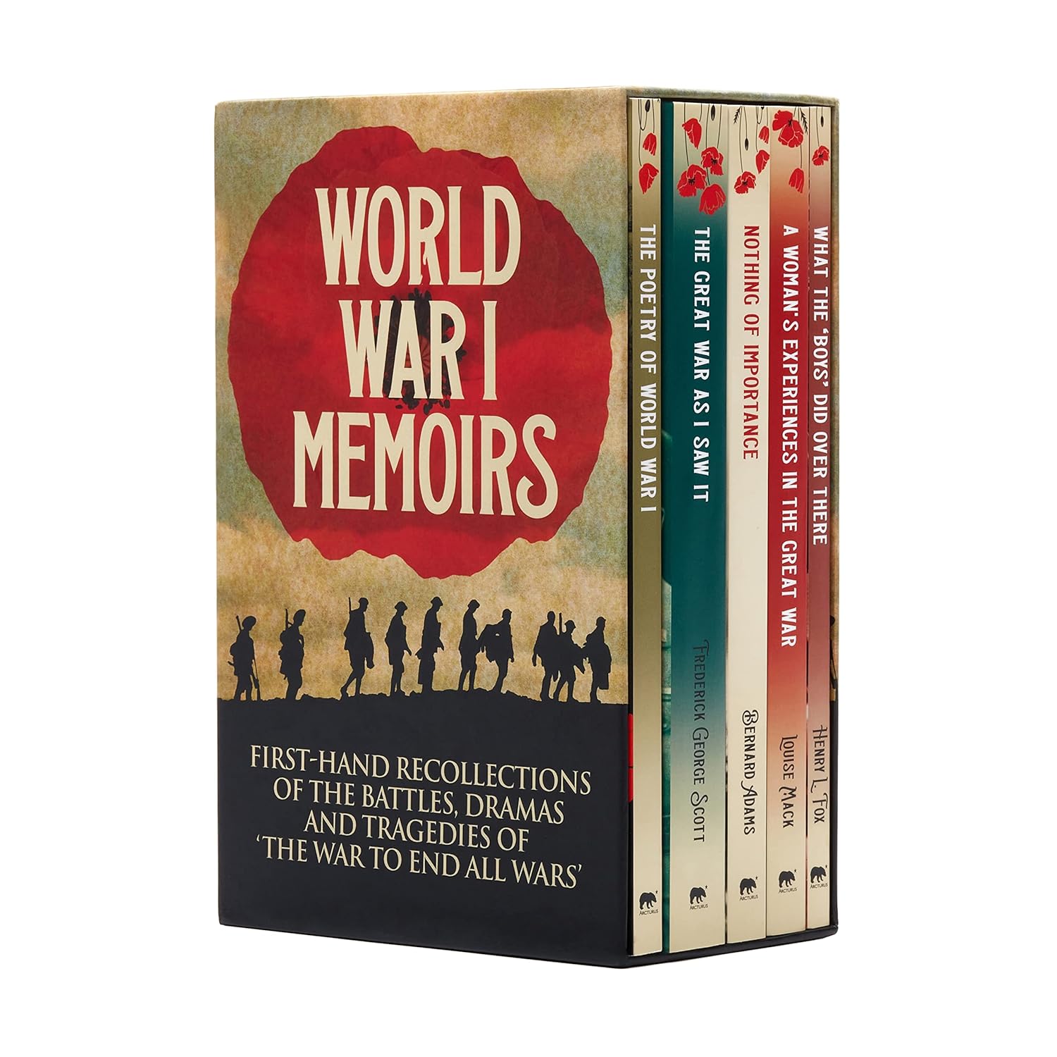 World War I Memoirs Collection 5 Books Box Set (Nothing of Importance, The Poetry of World War I)