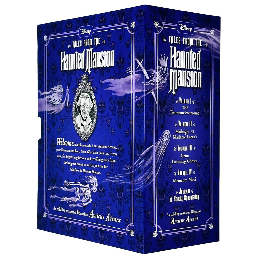 Tales From The Haunted Mansion Series Volume 1-4 Books Collection Set with Journal of Spooky Speculation Fearsome Foursome, Memento Mori