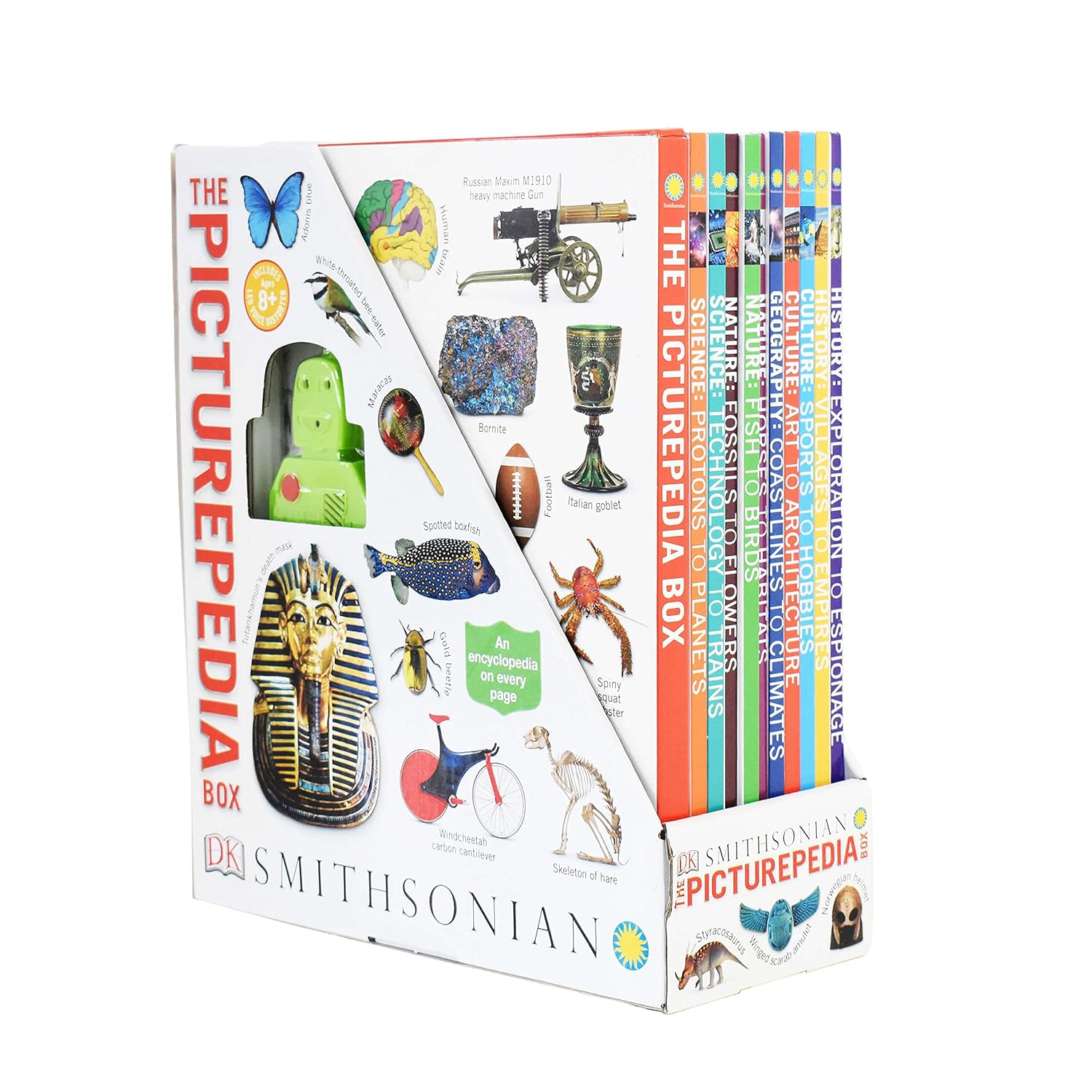 The Picturepedia Box 11 Books Collection Set by DK (Picturepedia Box, Science Protons to Planets, Science Technology to Trains)