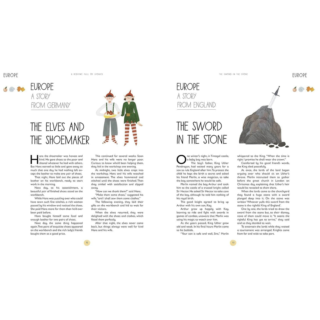 A Bedtime Full of Stories: 50 Folktales and Legends from Around the World by Angela McAllister