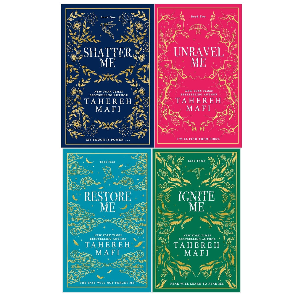 Shatter Me Collectors Edition 4 Books Collection Set by Tahereh Mafi (Shatter Me, Unravel Me, Ignite Me and Restore Me)