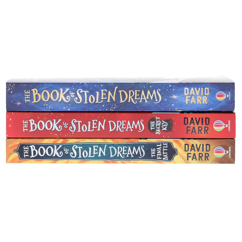 The Stolen Dreams Adventures 3 Books Collection Set by David Farr (The Book of Stolen Dreams, The Secret Key & The Final Battle)