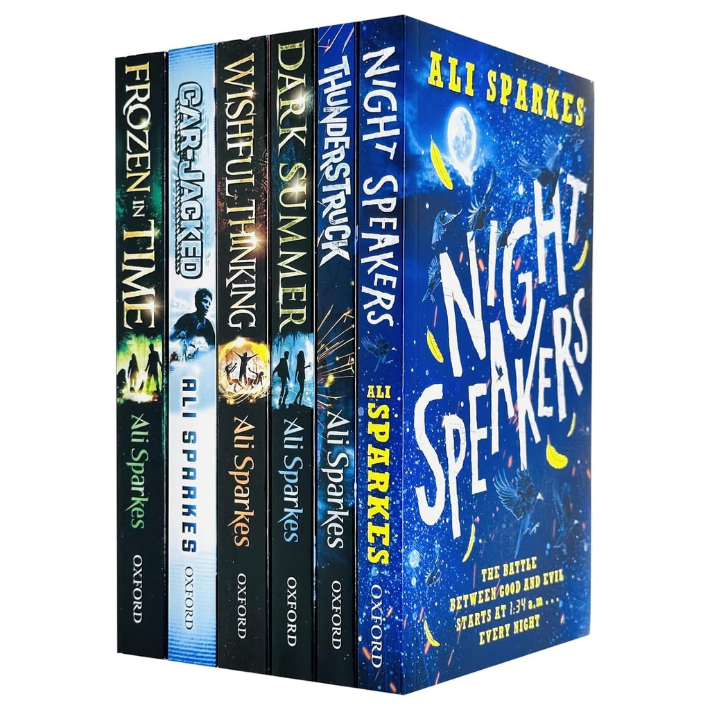 Ali Sparkes 6 Books Collection Set (Frozen in Time, Car-Jacked, Wishful Thinking, Dark Summer, Thunderstruck and Night Speakers)