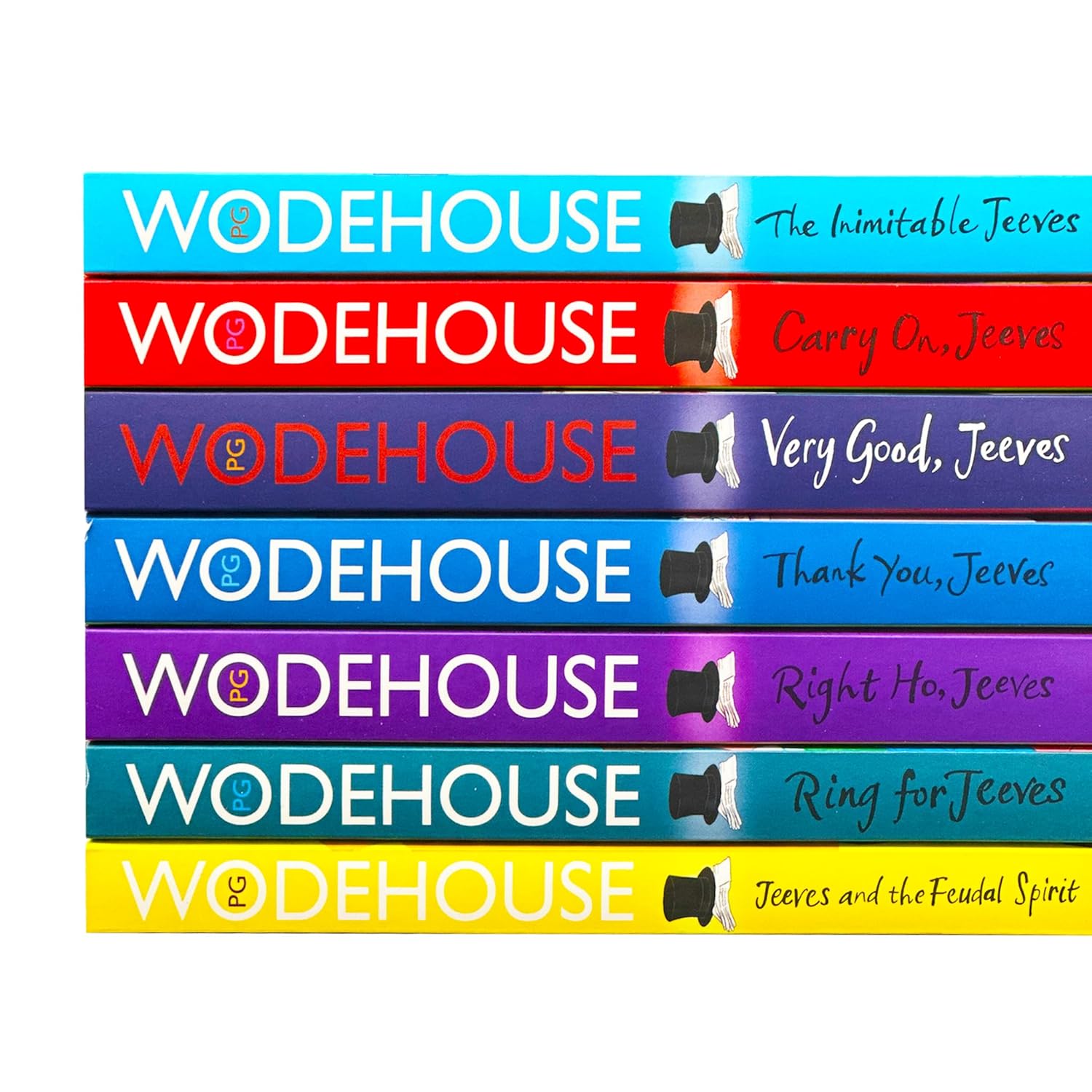 Jeeves and Wooster Series by P.G. Wodehouse 7 Books Collection Set (The Inimitable Jeeves, Carry On, Very Good)