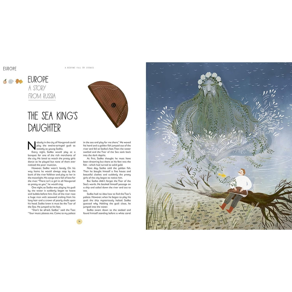 A Bedtime Full of Stories: 50 Folktales and Legends from Around the World by Angela McAllister