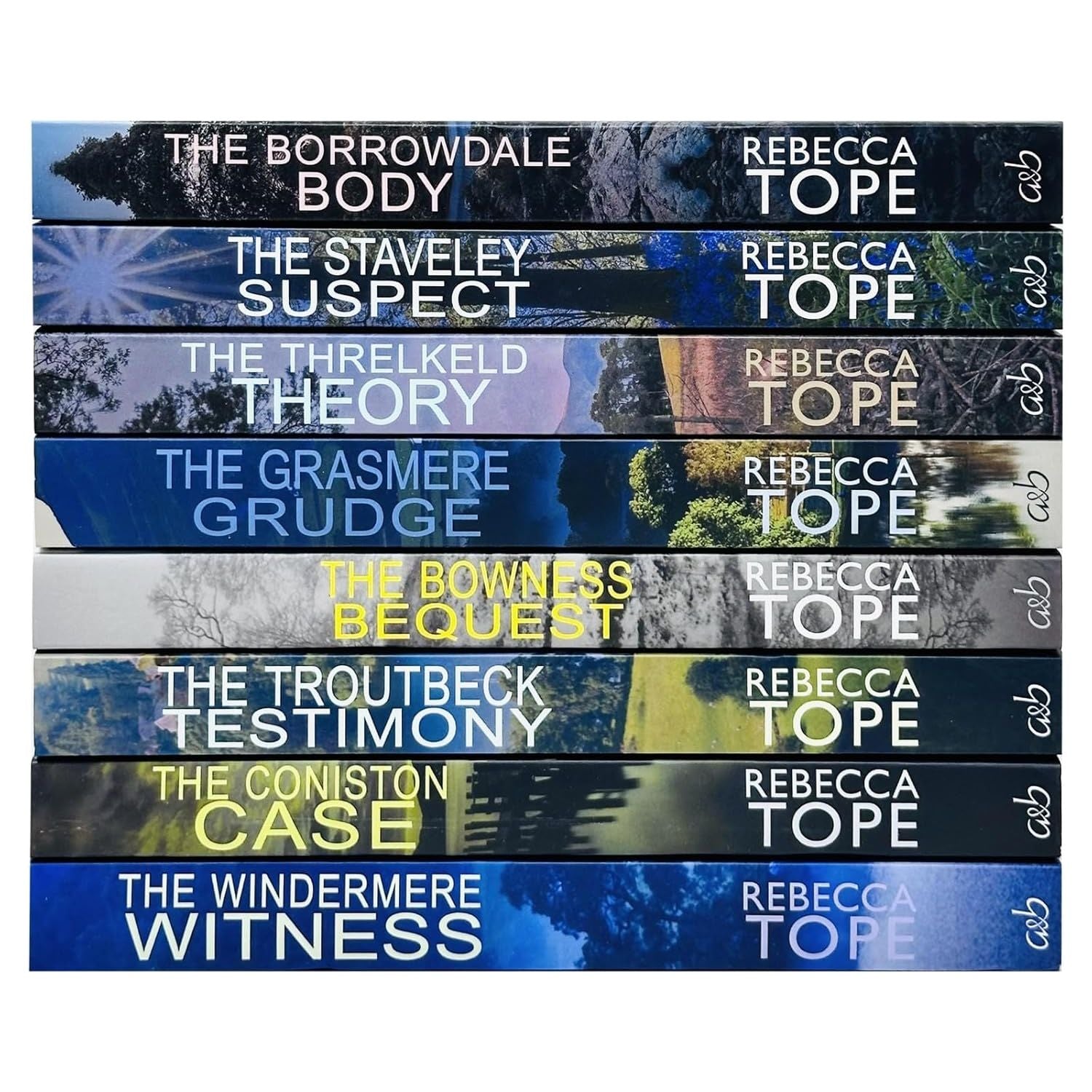 Lake District Mysteries 8 Books Collection Set By Rebecca Tope Staveley Suspect, The Borrowdale Body
