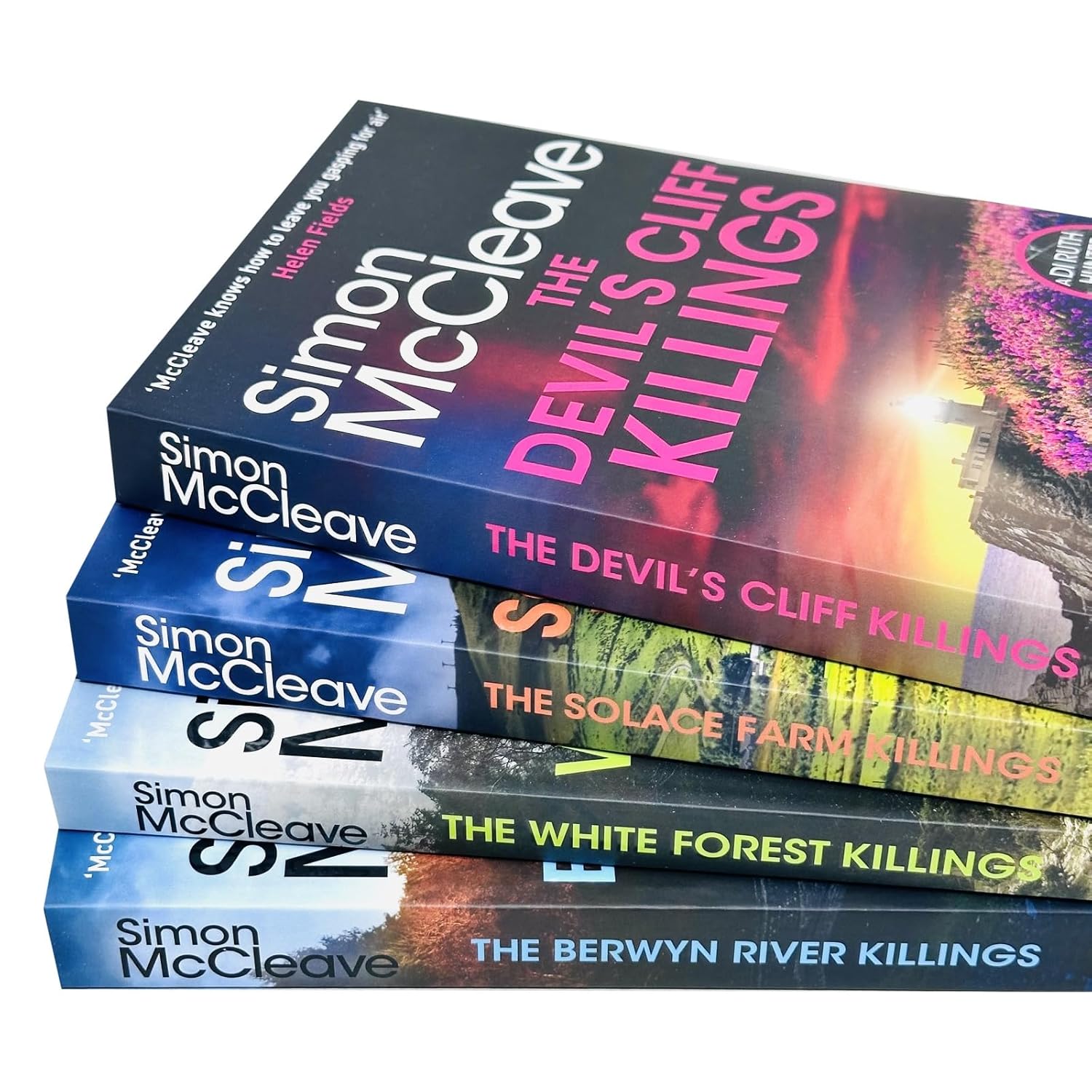 DI Ruth Hunter Series (4-7) Collection 4 Books Set By Simon McCleave (The Devil's Cliffs Killings)