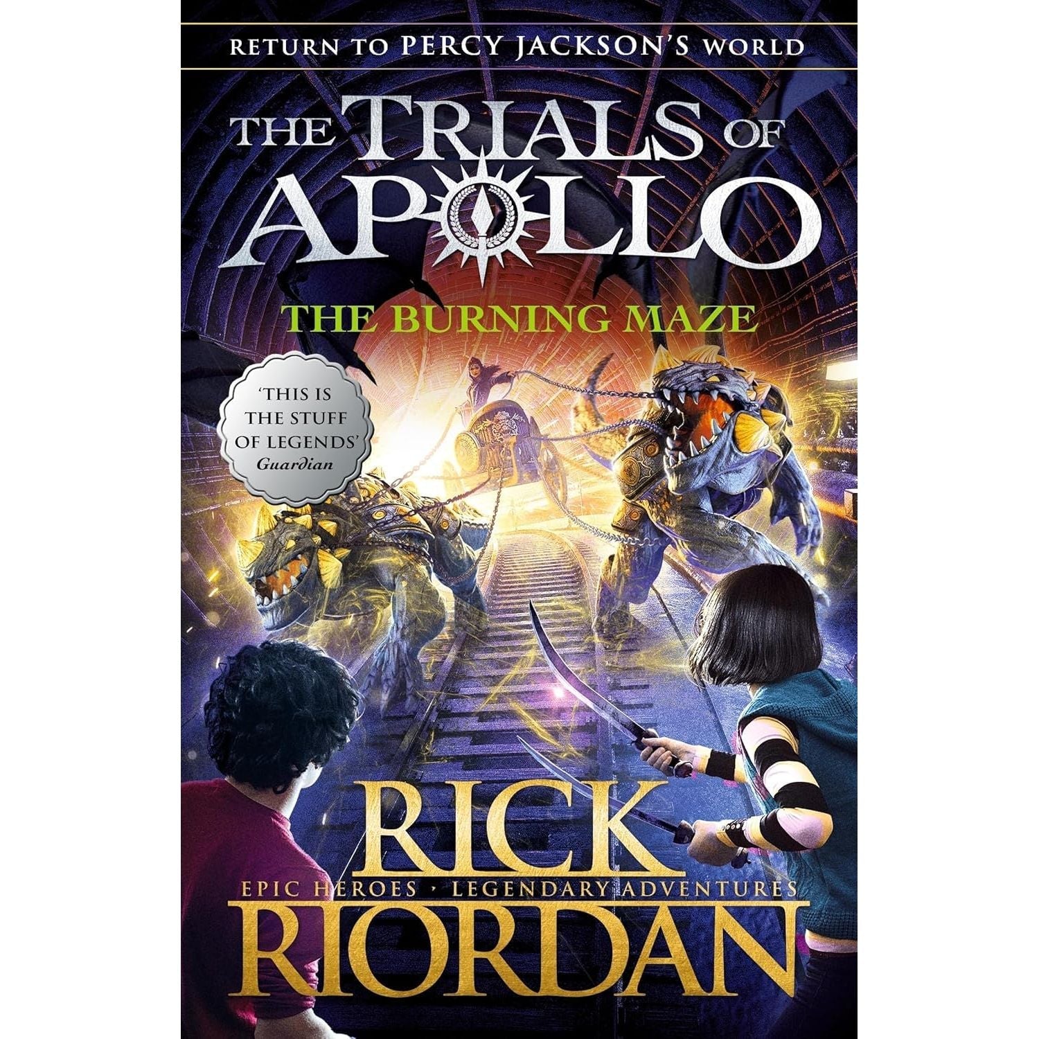 Rick Riordan Trials of Apollo & Magnus Chase Series 9 Books Collection Set (The Hidden Oracle, Dark Prophecy, Burning Maze, Tyrant’s Tomb)