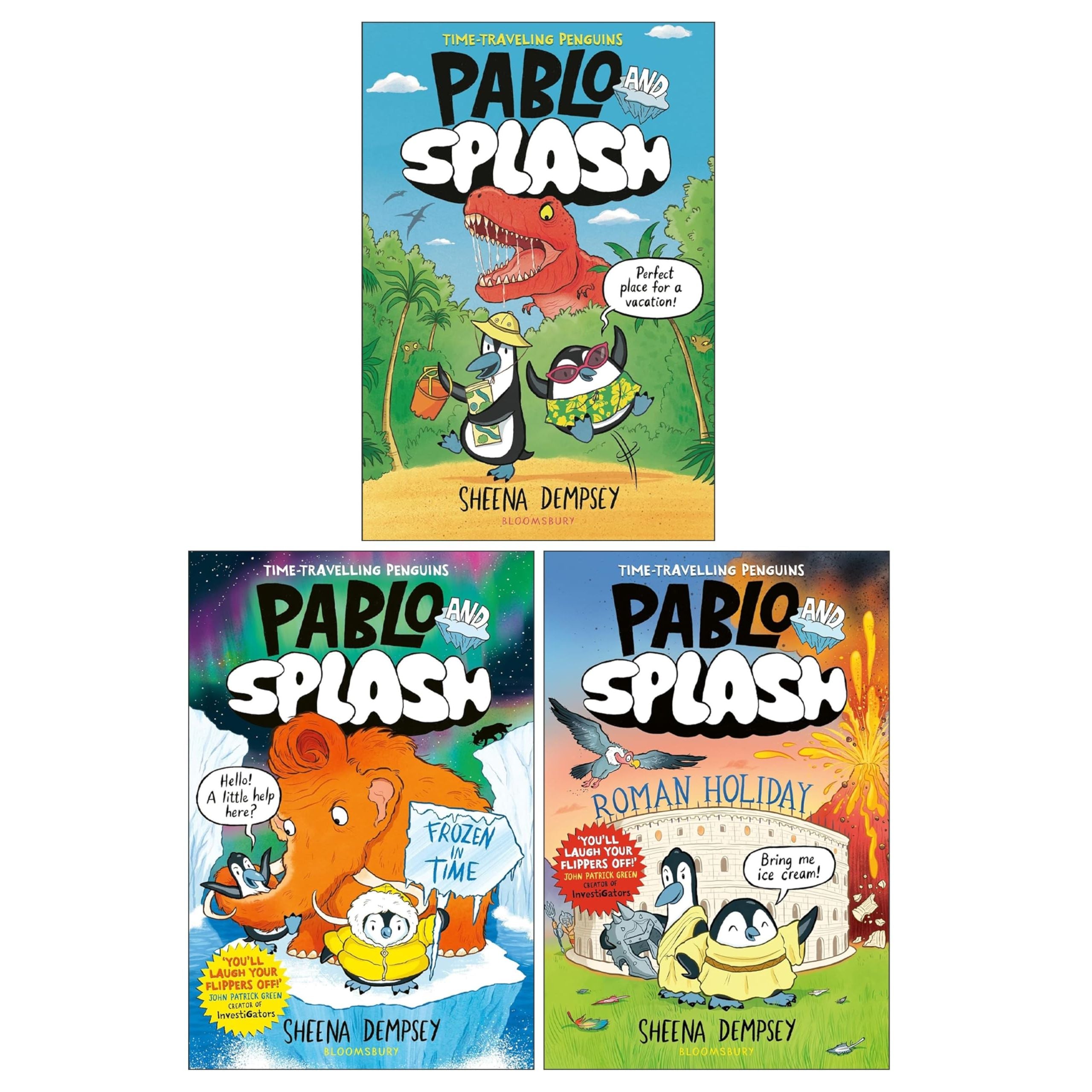 Pablo and Splash Graphic Novel Series by Sheena Dempsey Illustrated 3 Books Collection Set (Pablo and Splash)