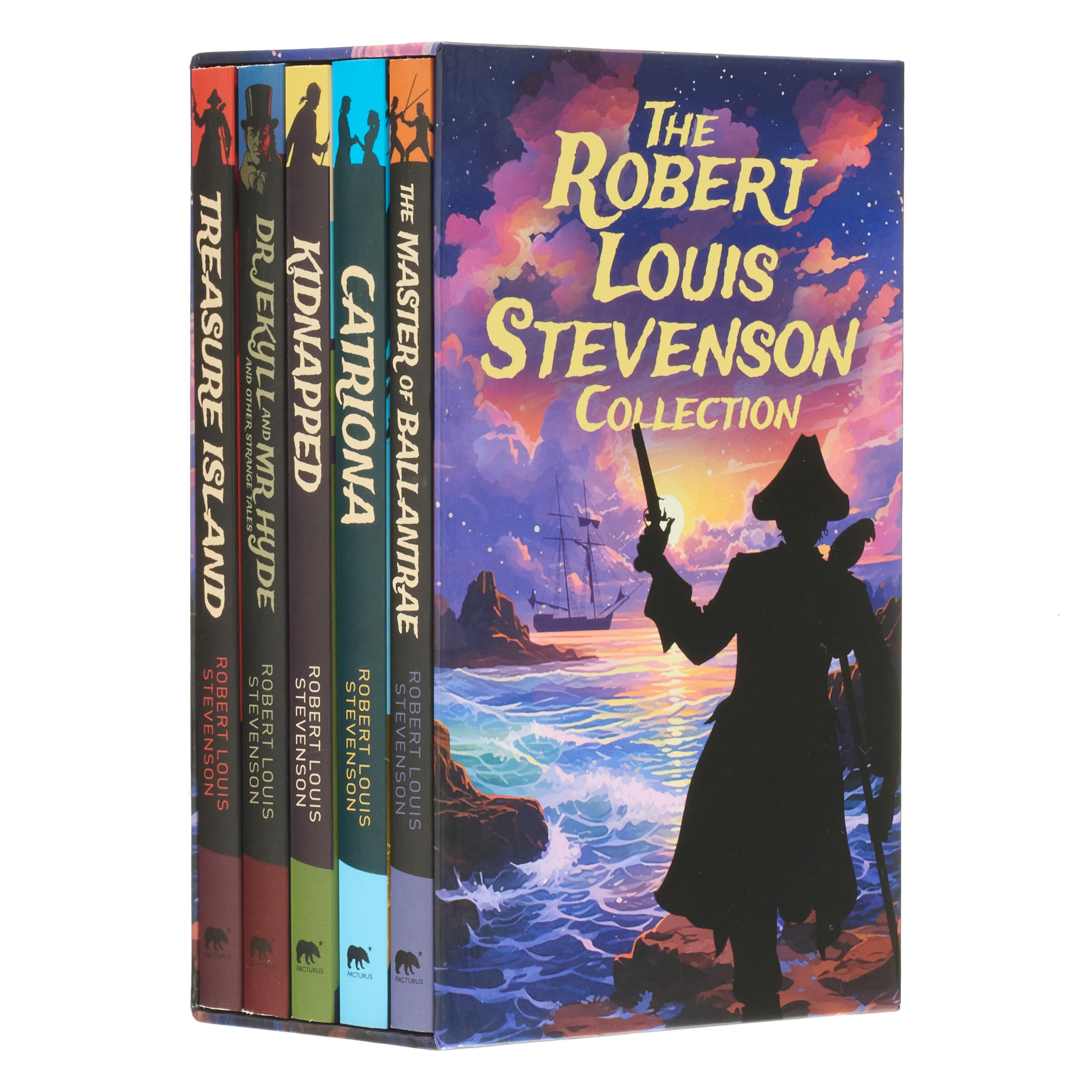 The Robert Louis Stevenson Collection: 5-Book  Boxed Set (Treasure Island, Catriona, The Master of Ballantrae)