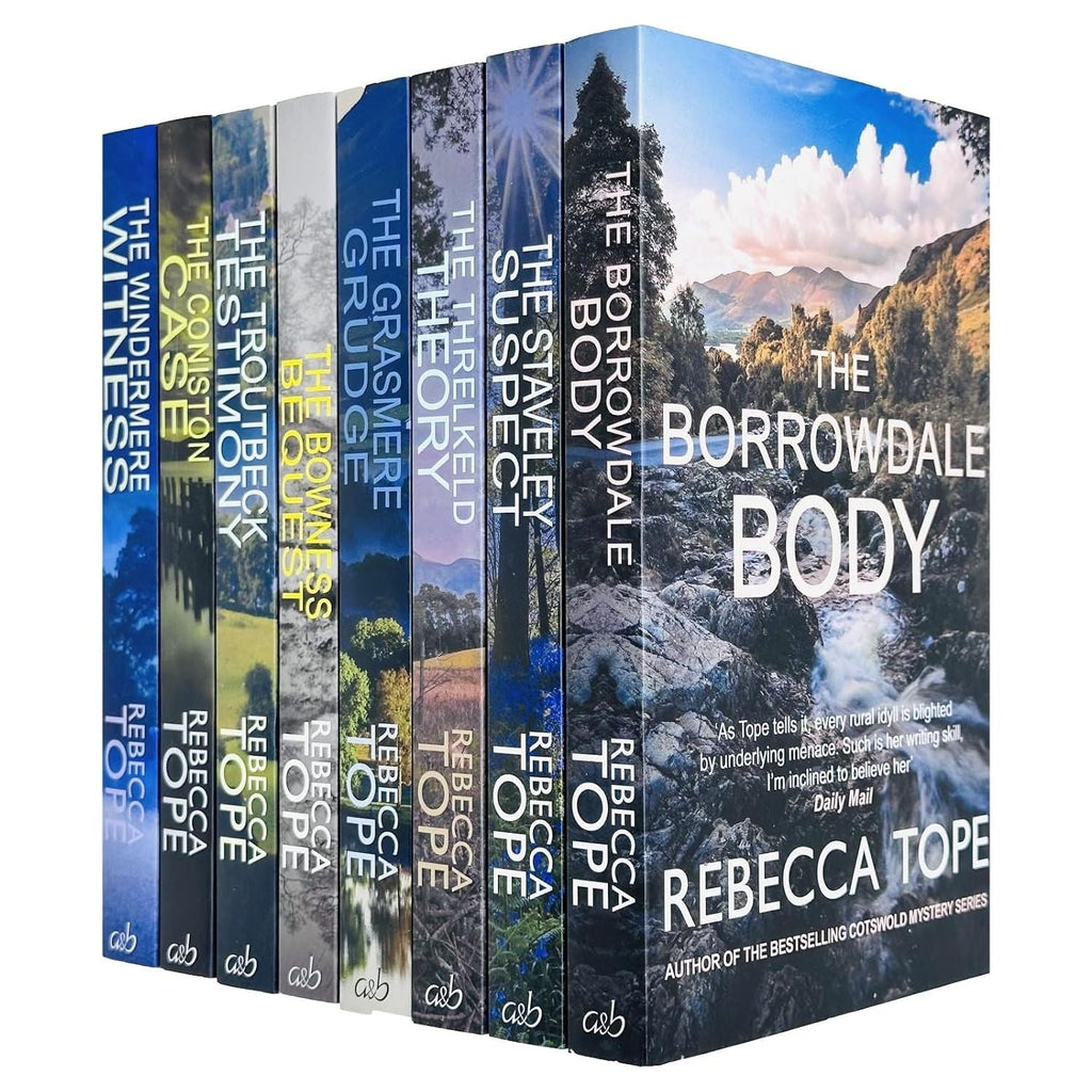 Lake District Mysteries 8 Books Collection Set By Rebecca Tope Staveley Suspect, The Borrowdale Body