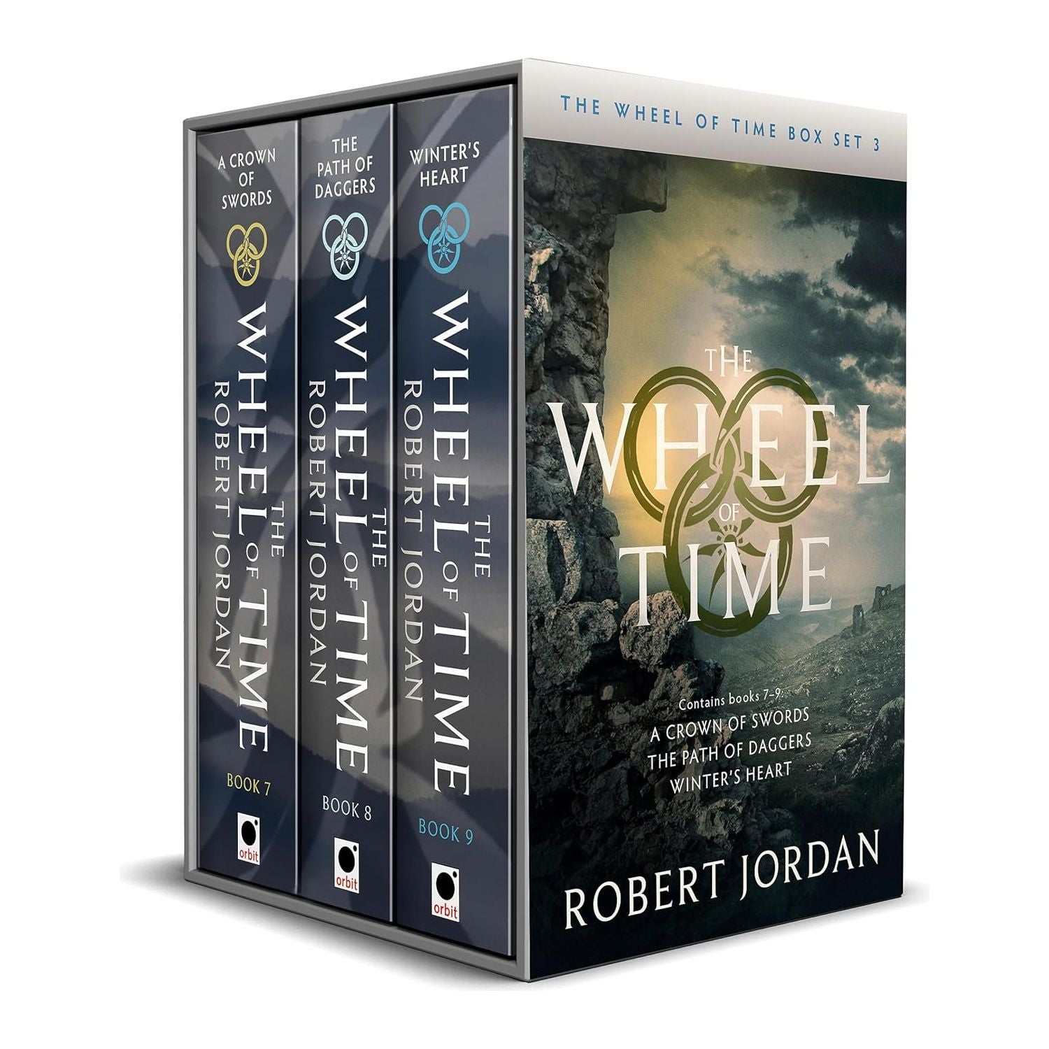 The Wheel of Time Box Set 3: Books 7-9 (A Crown of Swords, The Path of Daggers and  Winter's Heart)