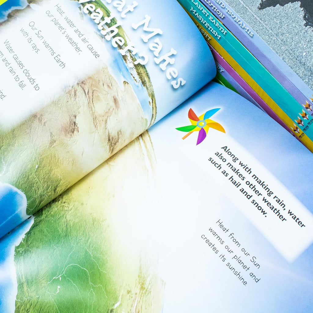 Children Introduction To Science For Beginners (Series 2) 10 Hardback Books Collection Set (Energy, Life Cycles, Light, Magnetism)