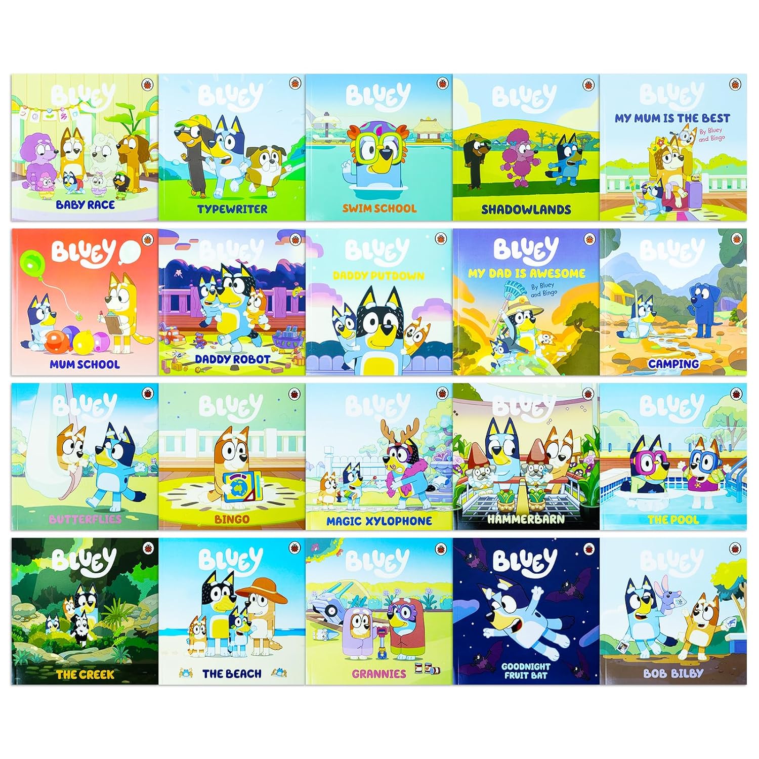 Bluey lets Do This! & Bluey Gotta Be Done! 20 Book Collection Box Set by Bluey