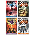 Robin Hood Volume 6-9 by Robert Muchamore 4 Books Collection Set (Fire and Frost, Blasts and Betrayal And Fury, Bandits, Dirt Bikes and Trash, Prisons, Parties and Powerboats, Ballots)