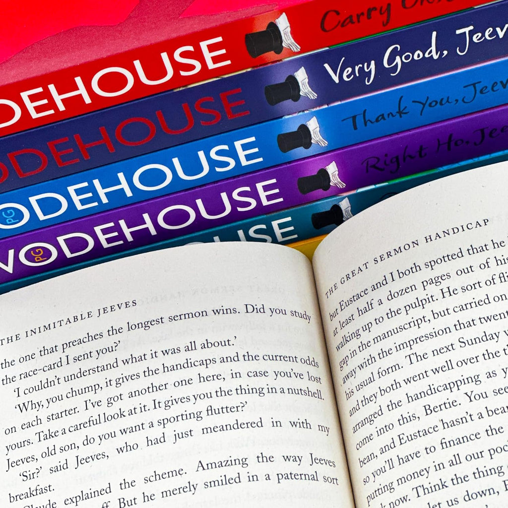 Jeeves and Wooster Series by P.G. Wodehouse 7 Books Collection Set (The Inimitable Jeeves, Carry On, Very Good)