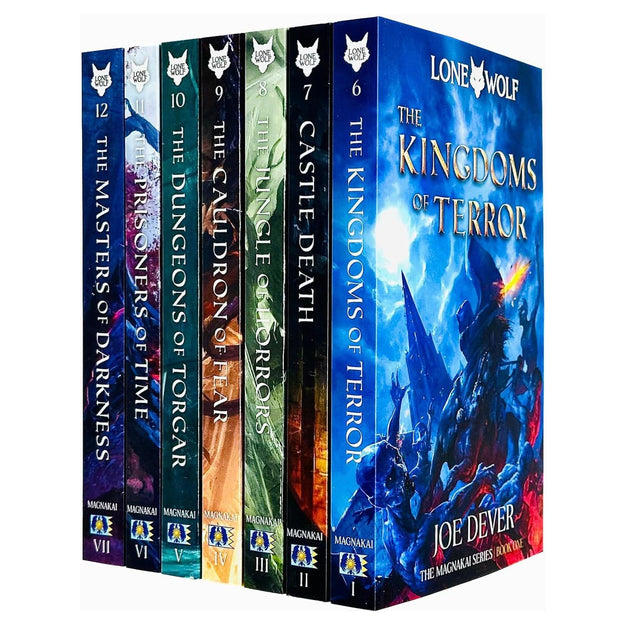 Lone Wolf Series 7 Books Collection Set (Books 6 - 12) by Joe Dever (The Kingdoms of Terror)